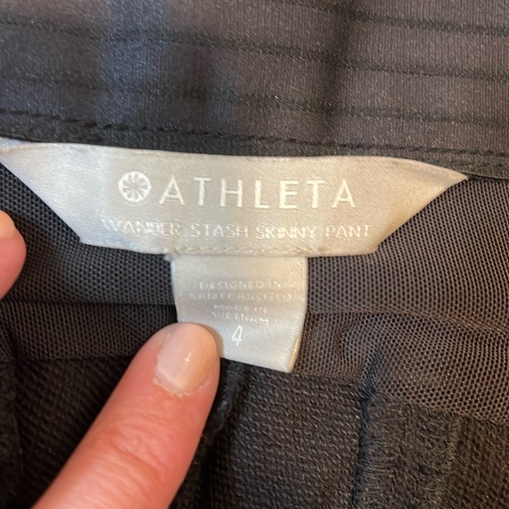 Athleta Black Wander Stash Skinny Pant - Picture 5 of 5